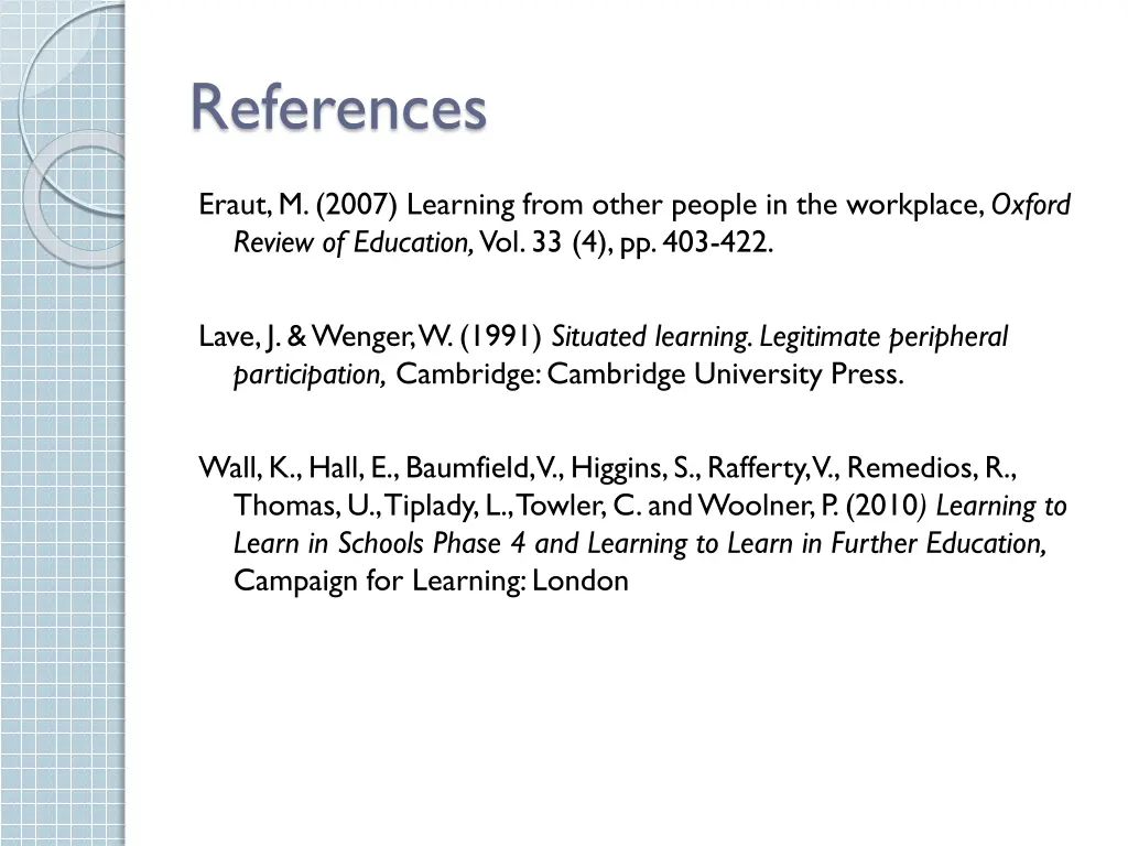 references