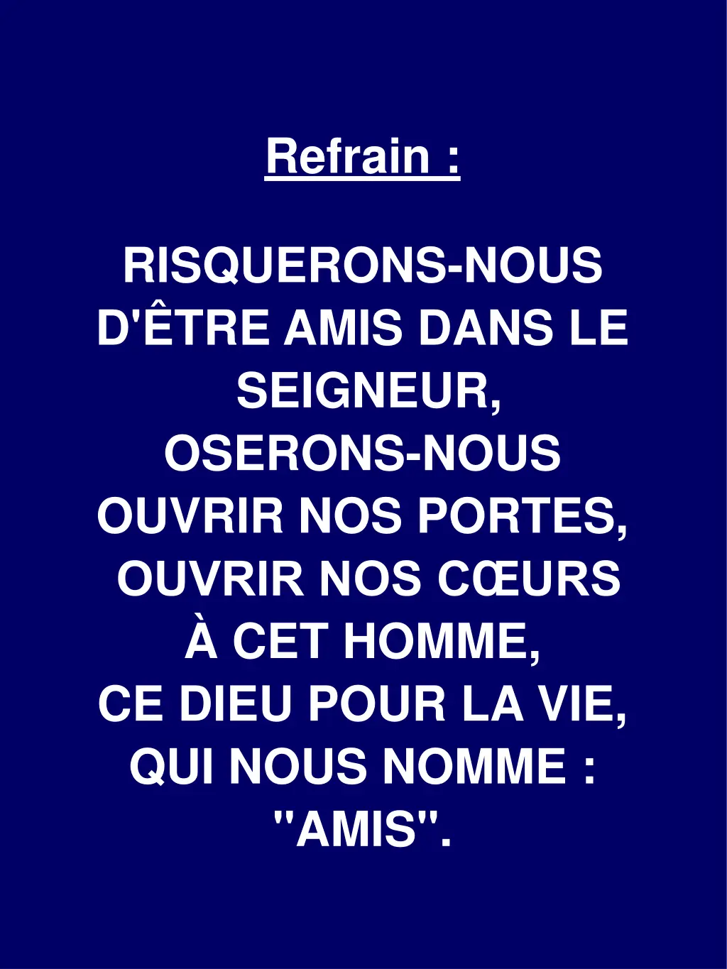 refrain 1