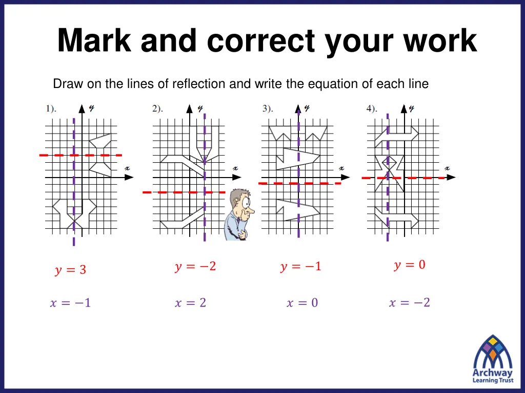 mark and correct your work