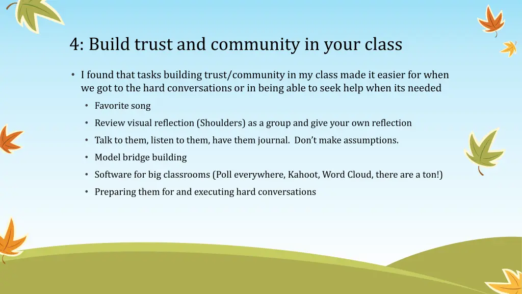 4 build trust and community in your class 1