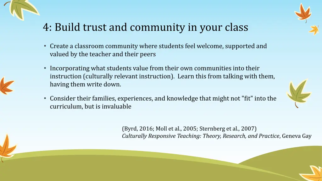 4 build trust and community in your class