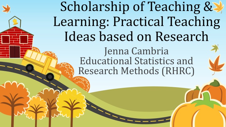 scholarship of teaching learning practical