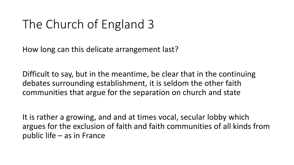 the church of england 3