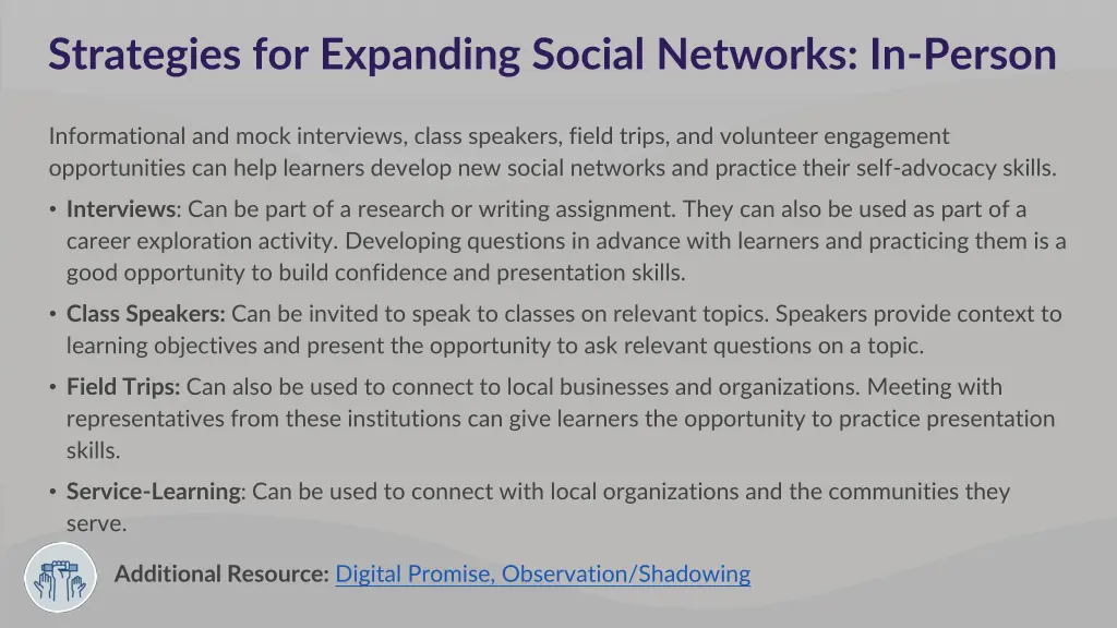 strategies for expanding social networks in person