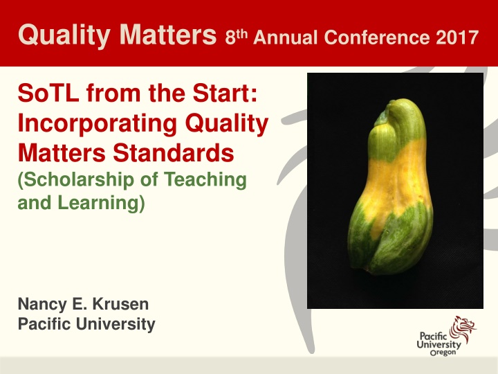 quality matters 8 th annual conference 2017