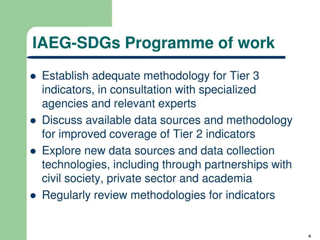 iaeg sdgs programme of work 1