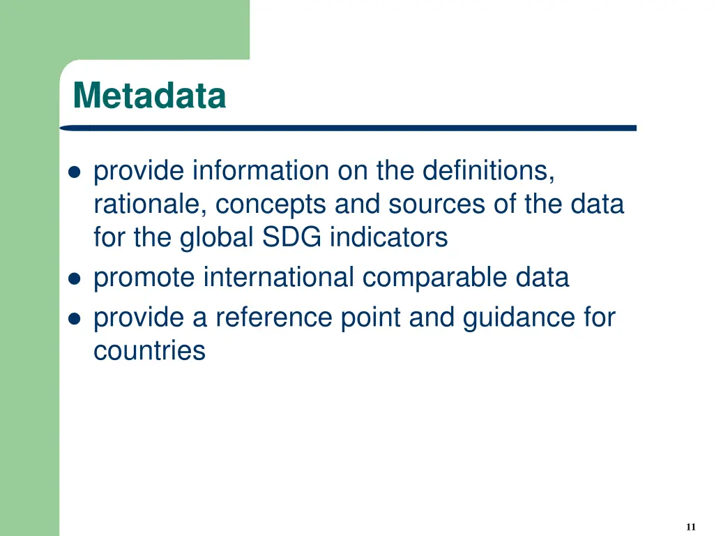 metadata