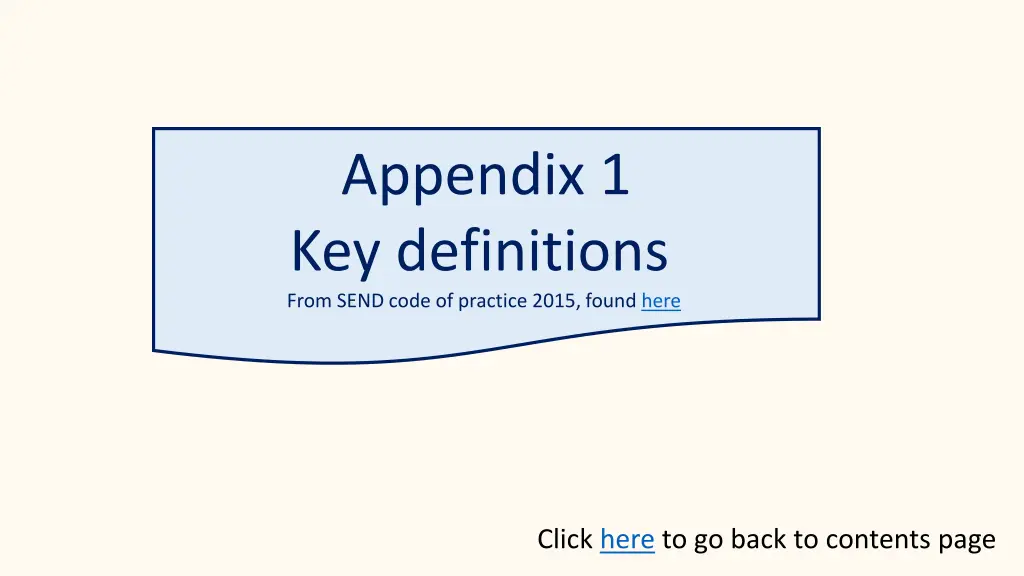 appendix 1 key definitions from send code