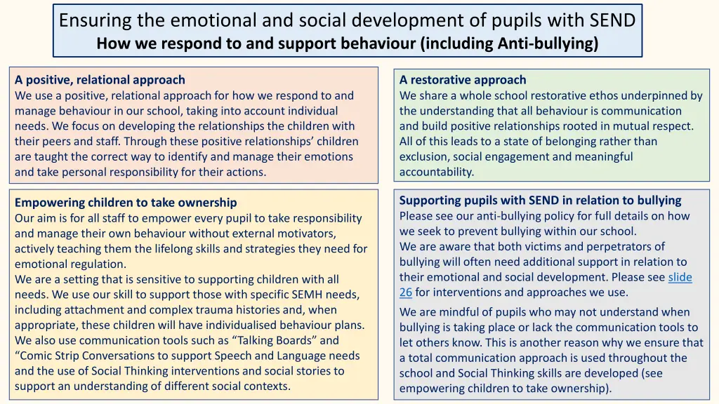 ensuring the emotional and social development 1