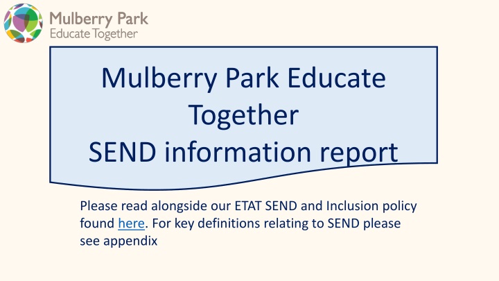 mulberry park educate together send information