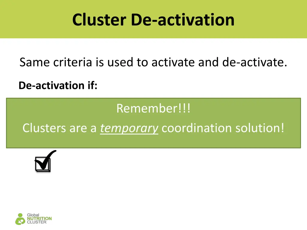 cluster de activation 1