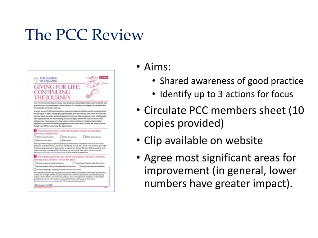 the pcc review