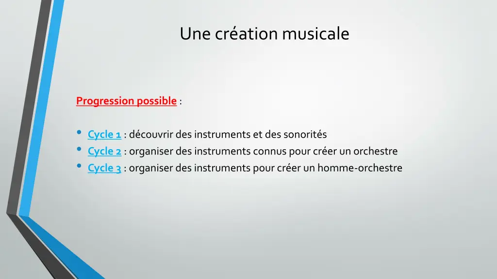 une cr ation musicale