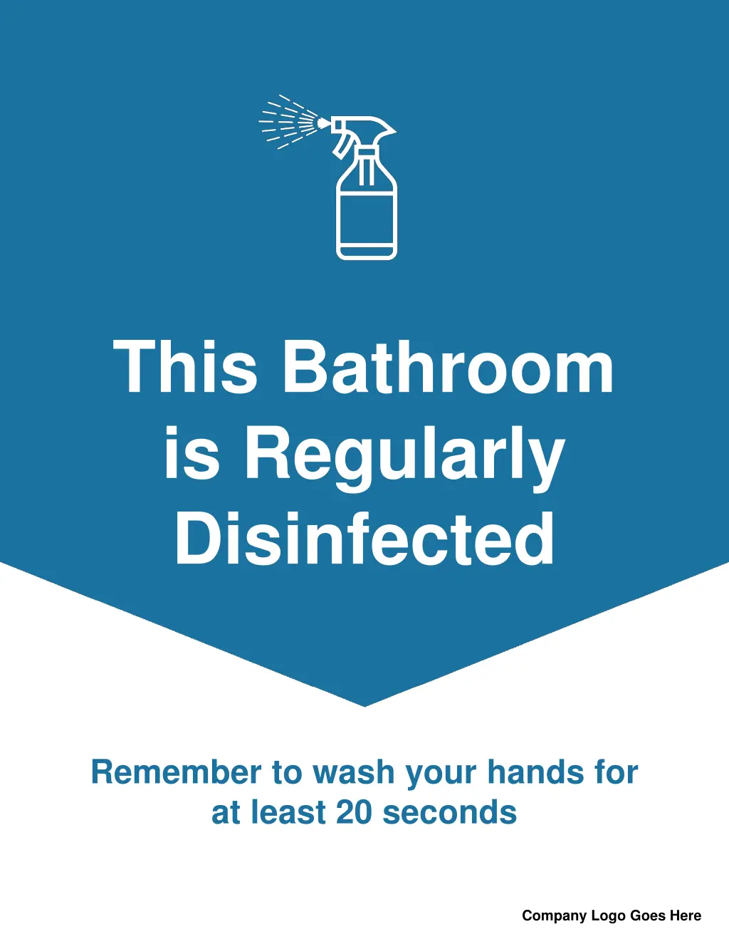 this bathroom is regularly disinfected