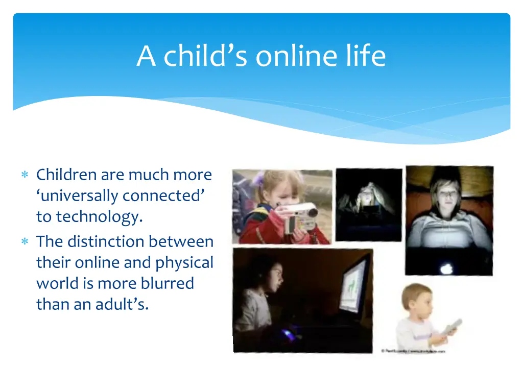 a child s online life