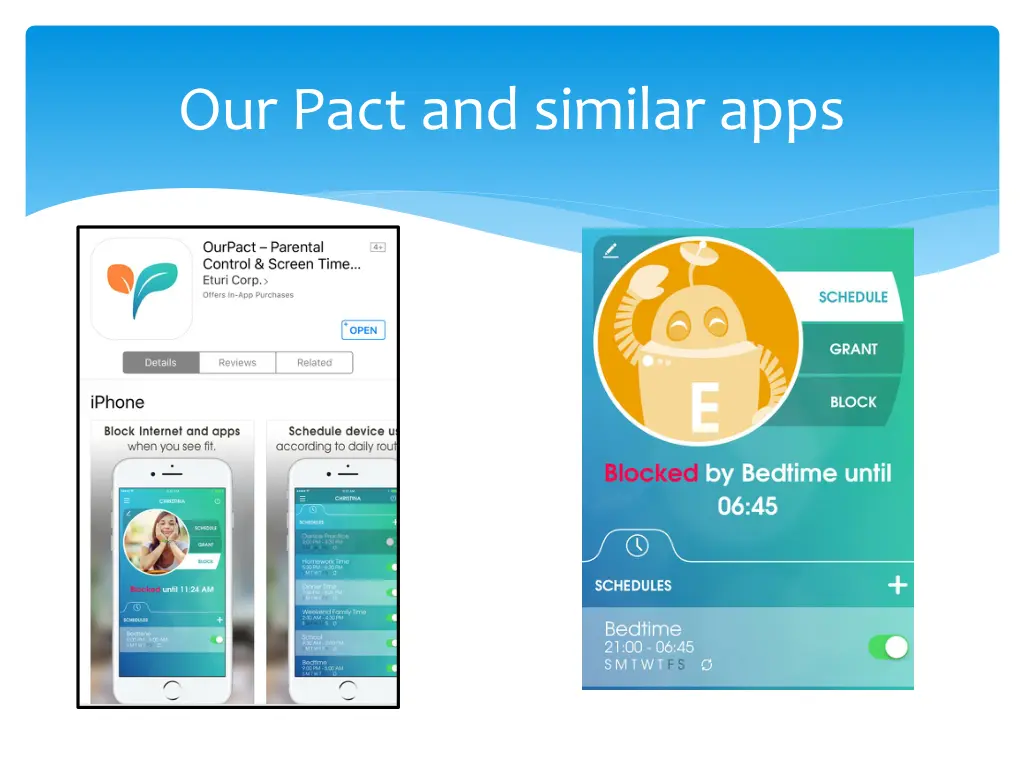 our pact and similar apps