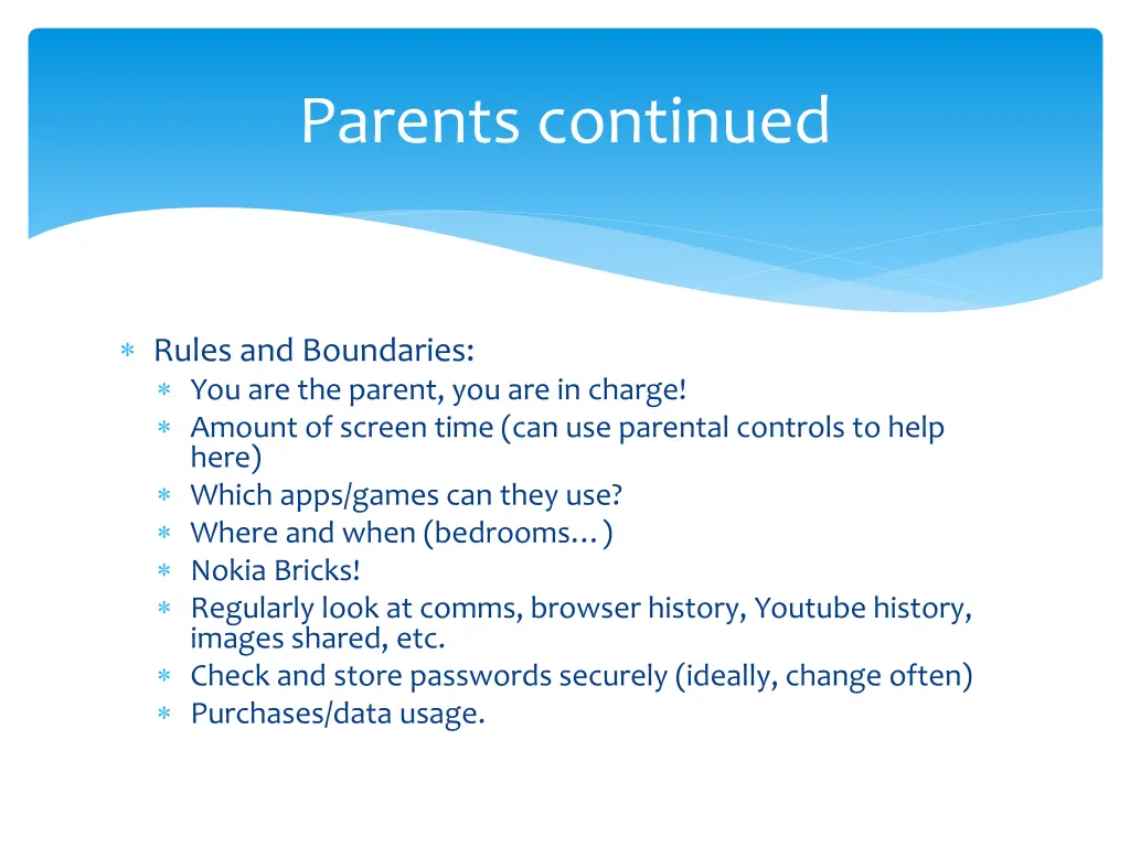 parents continued 1