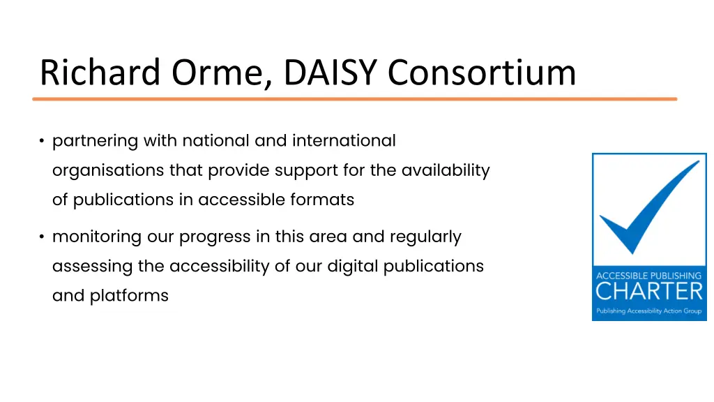 richard orme daisy consortium 1