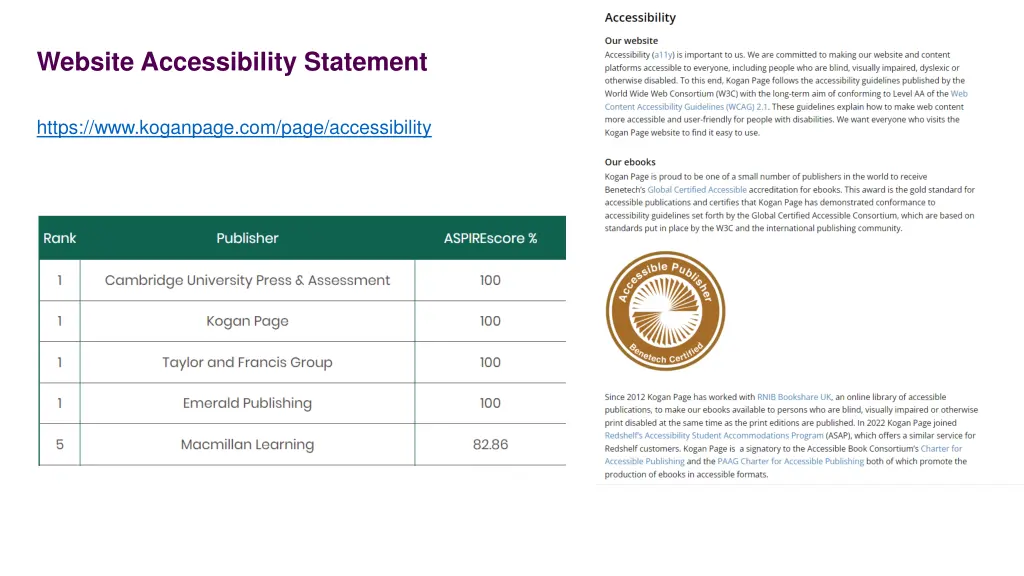 website accessibility statement