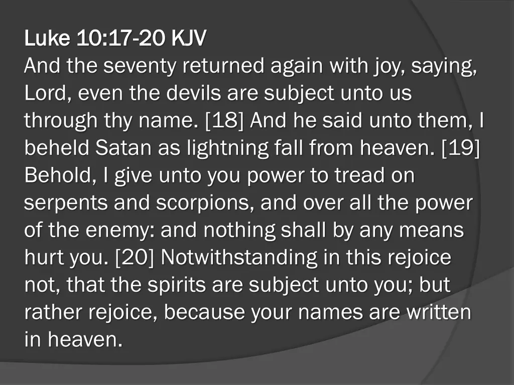 luke 10 17 luke 10 17 20 kjv and the seventy