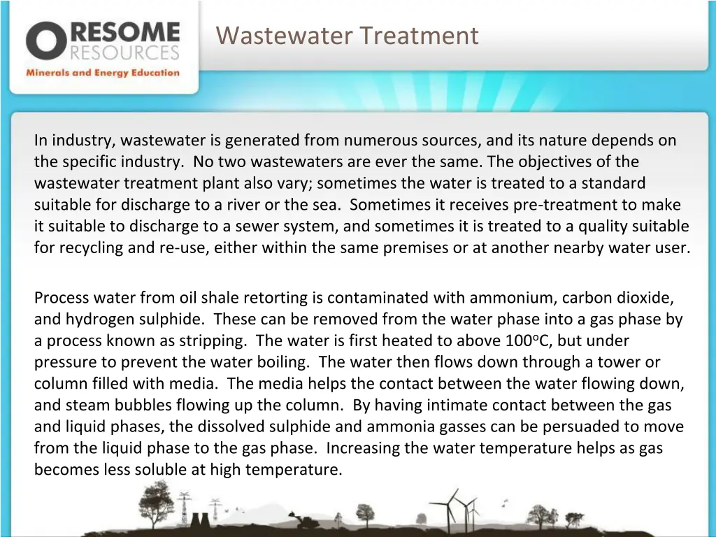 wastewater treatment