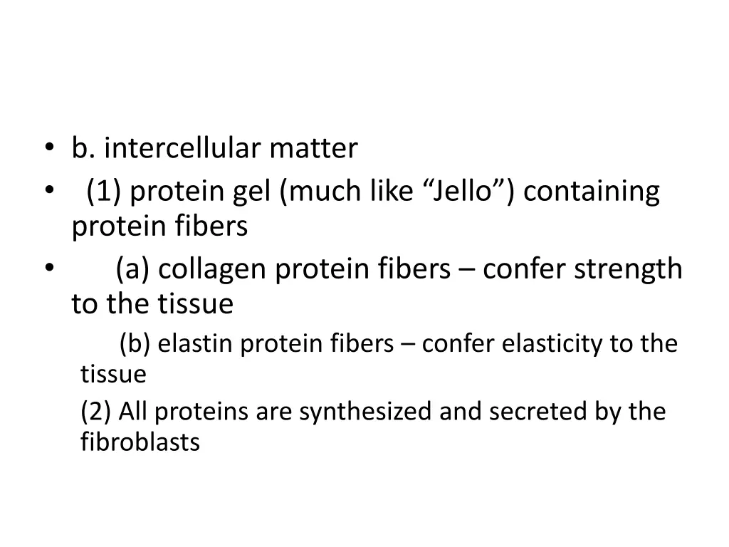 b intercellular matter 1 protein gel much like