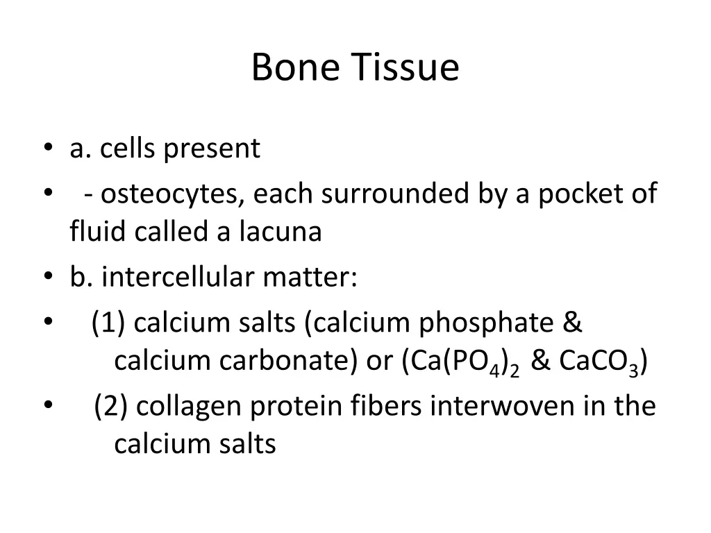 bone tissue