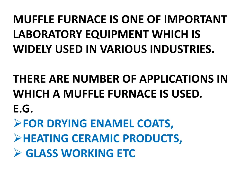 muffle furnace is one of important laboratory