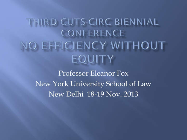 professor eleanor fox new york university school