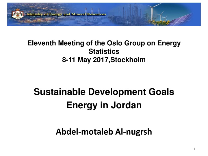 eleventh meeting of the oslo group on energy