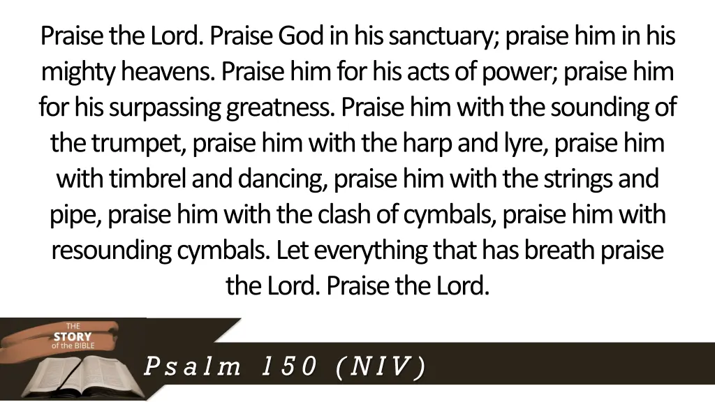 praise the lord praise god in his sanctuary