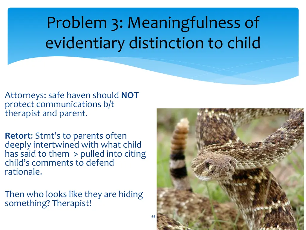 problem 3 meaningfulness of evidentiary