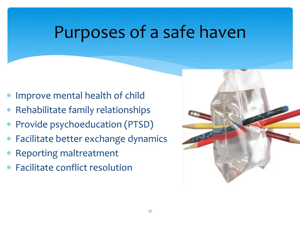 purposes of a safe haven