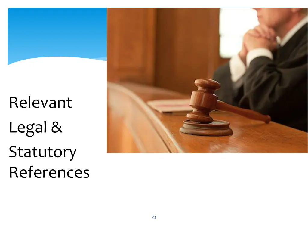 relevant legal statutory references