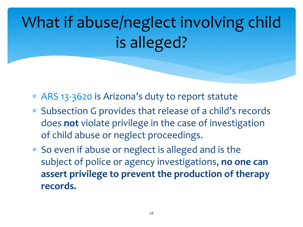 what if abuse neglect involving child is alleged