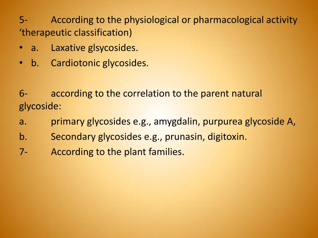 5 therapeutic classification a laxative