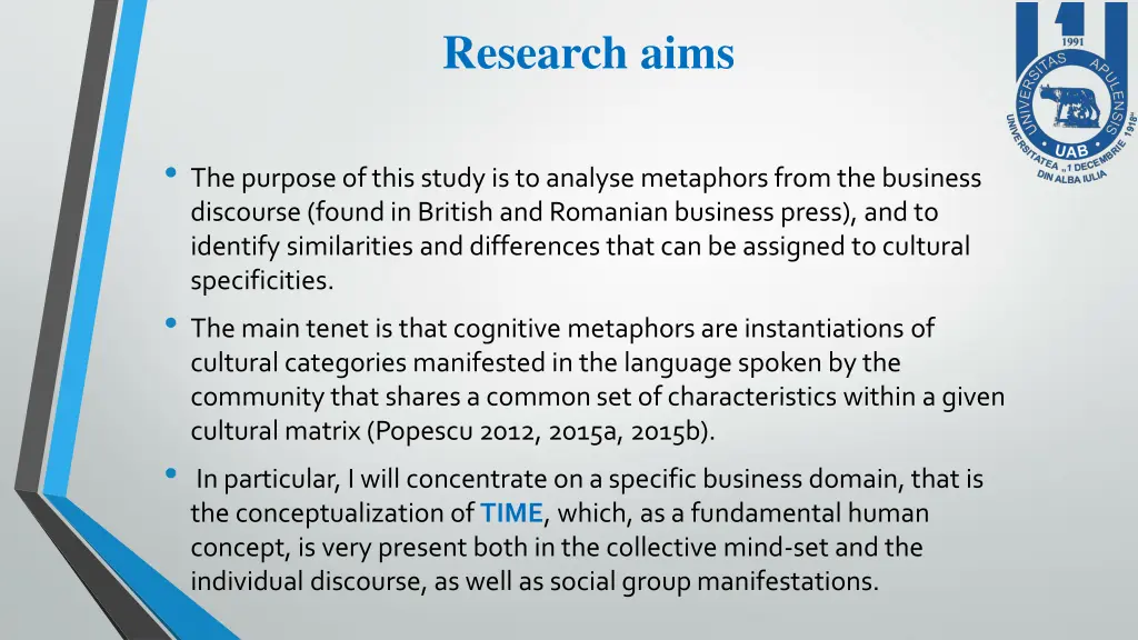 research aims