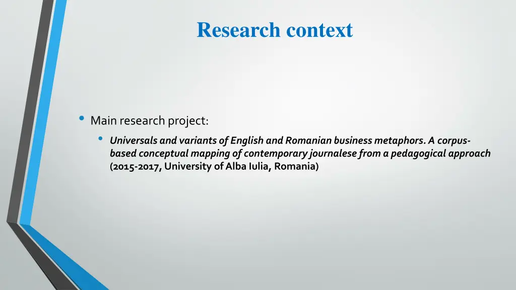 research context