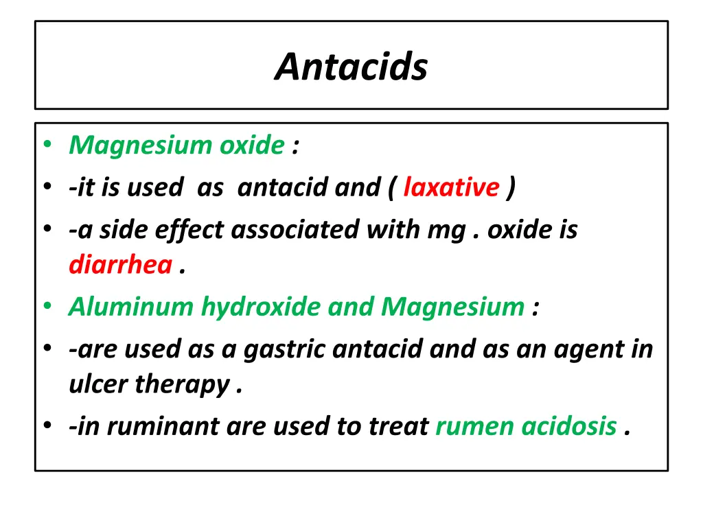 antacids 1