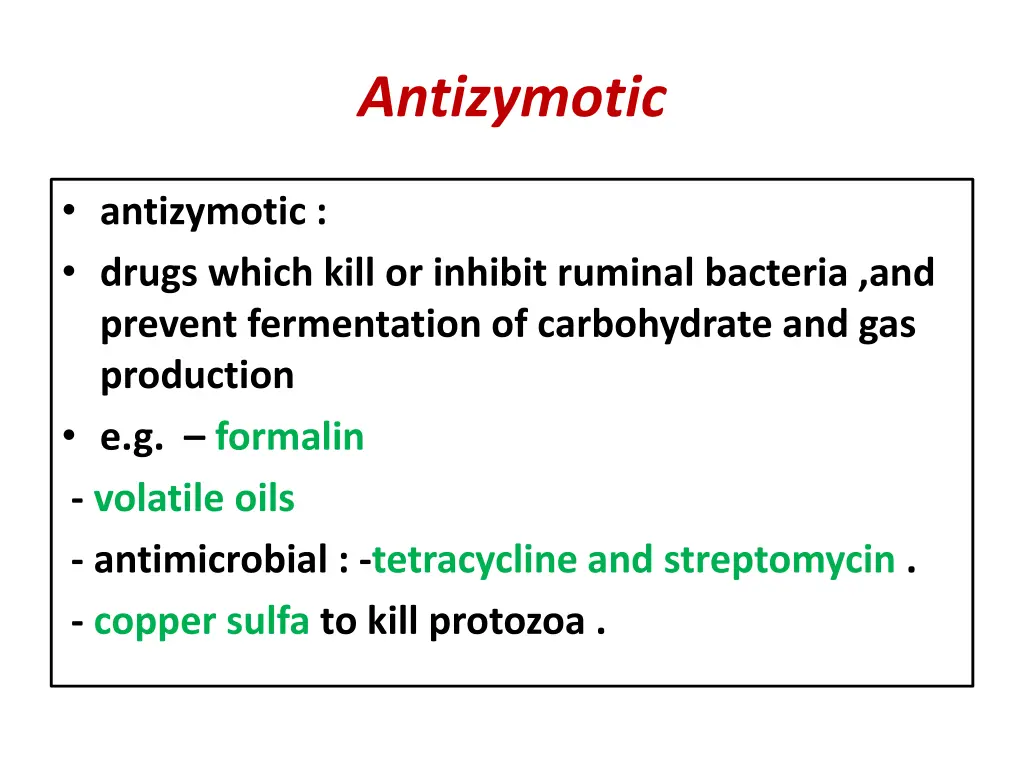 antizymotic