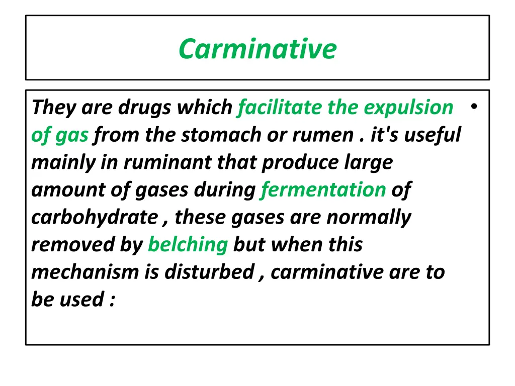 carminative