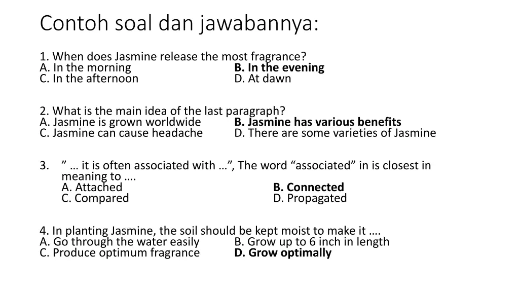 contoh soal dan jawabannya