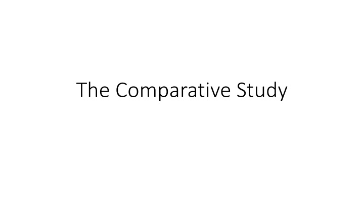 the comparative study