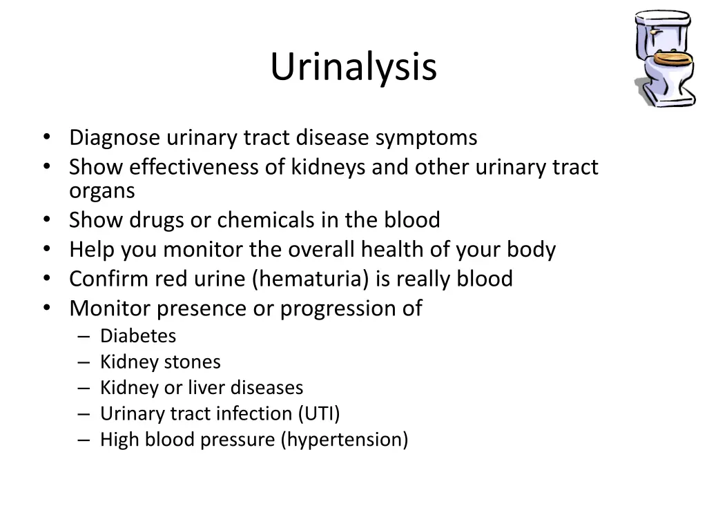 urinalysis