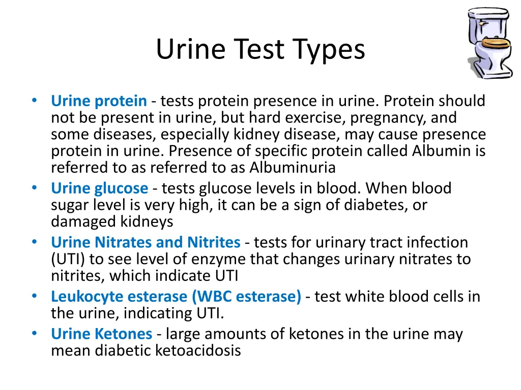 urine test types 1