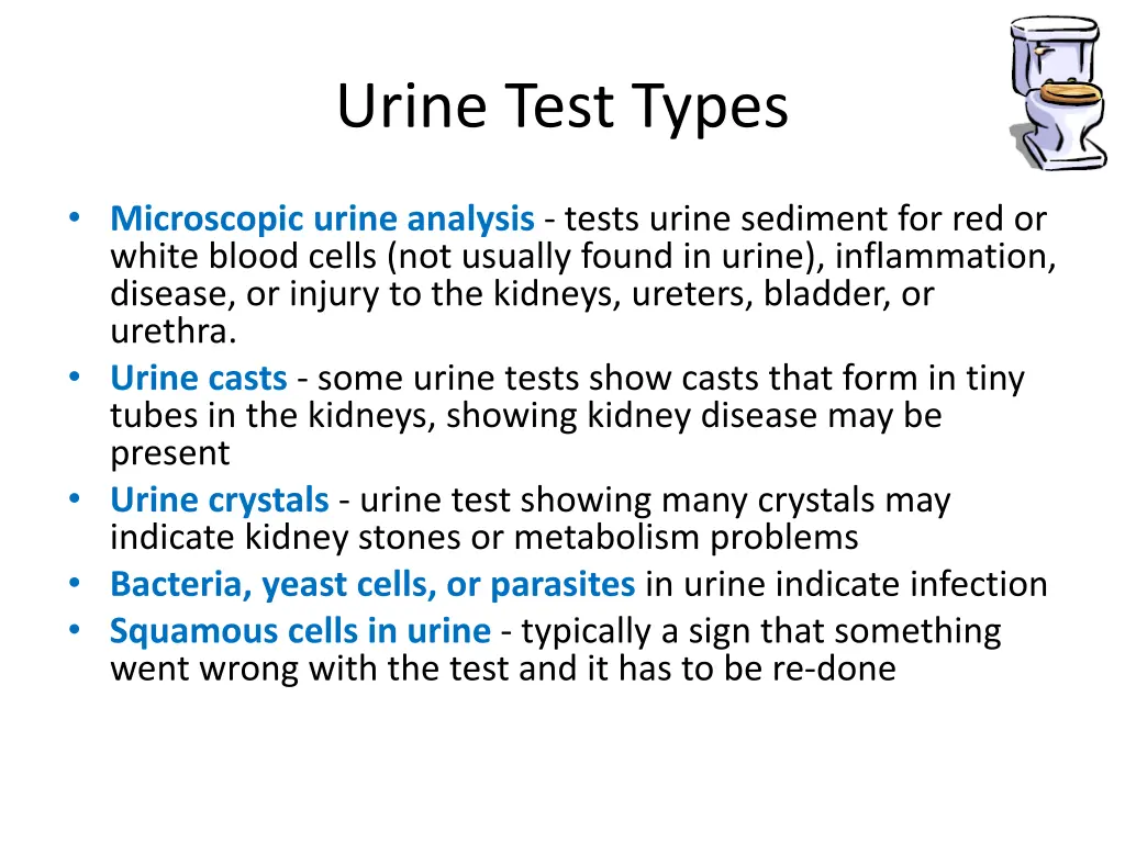 urine test types 2