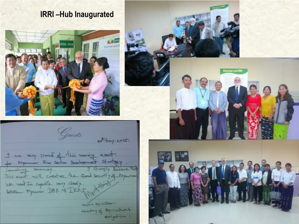 irri hub inaugurated