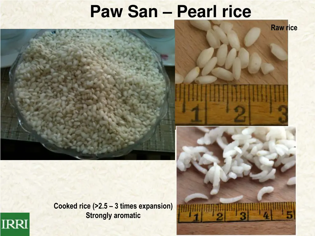 paw san pearl rice