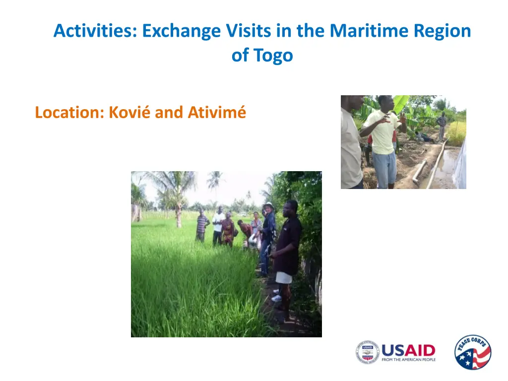 activities exchange visits in the maritime region