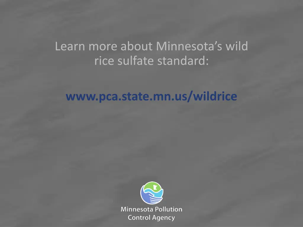 learn more about minnesota s wild rice sulfate